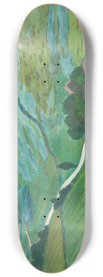 Ivar Arosenius - Waste Land 8.25 inch art skate deck