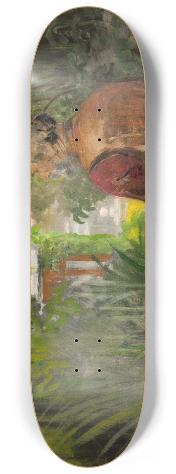 Jacek Malczewski - Landscape with a Palace 8.25 inch art skate deck