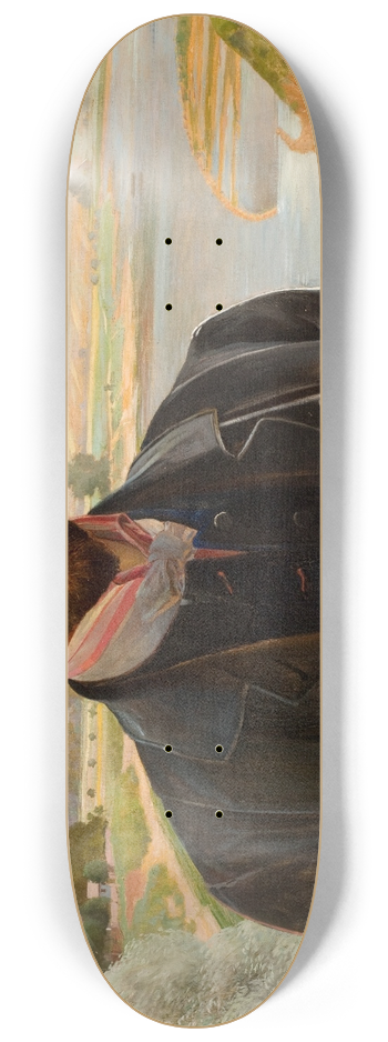 Jacek Malczewski - Self-Portrait 8.25 inch art skate deck