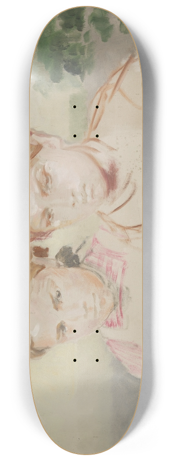 Jacek Malczewski - Two Girls 8.25 inch art skate deck