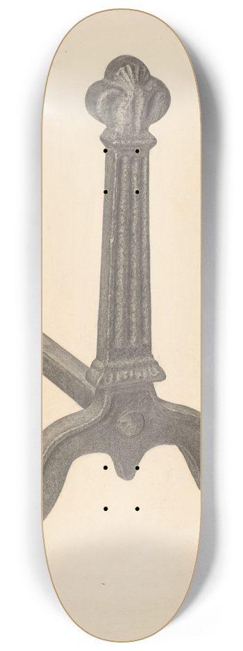 Jack Staloff - Andiron (one of pair) 8.25 inch art skate deck