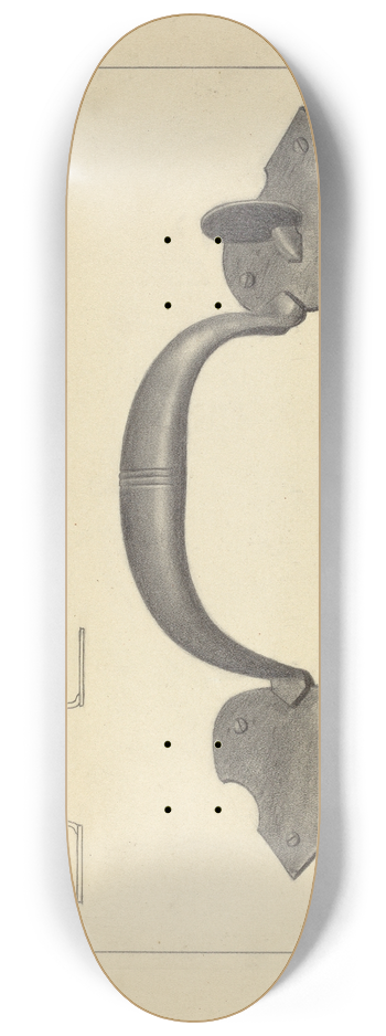 Jack Staloff - Door Handle with Thumb Press 8.25 inch art skate deck