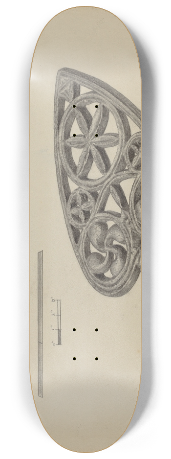 Jack Staloff - Flat-iron Holder 8.25 inch art skate deck