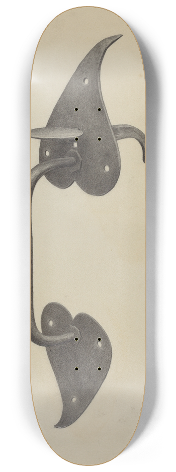 Jack Staloff - Pa. German Door Handle 8.25 inch art skate deck