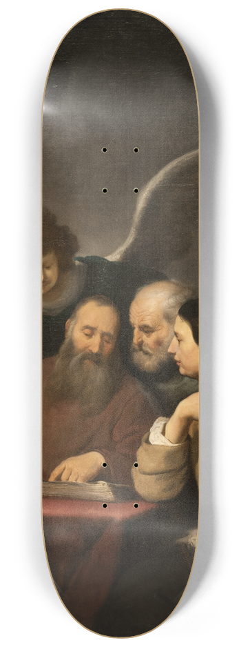 Jacob Adriaensz Backer - The Four Evangelists 8.25 inch art skate deck