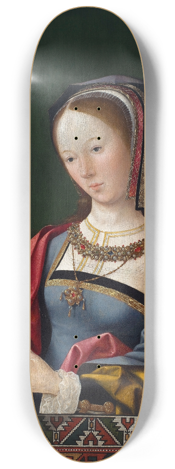 Jacob Cornelisz. van Oostsanen - Mary Magdalene 8.25 inch art skate deck