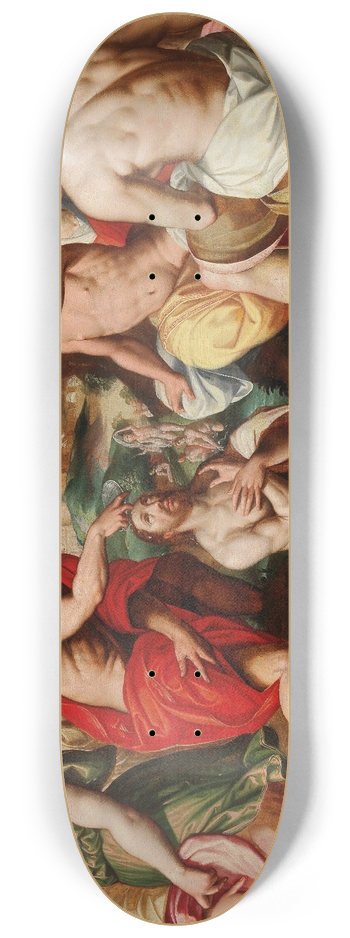 Jacob De Backer - The Baptism of Christ 8.25 inch art skate deck
