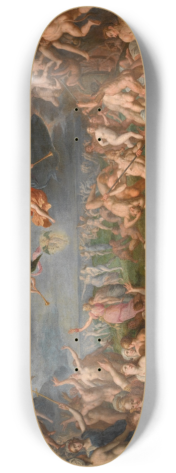 Jacob De Backer - The Last Judgement 8.25 inch art skate deck