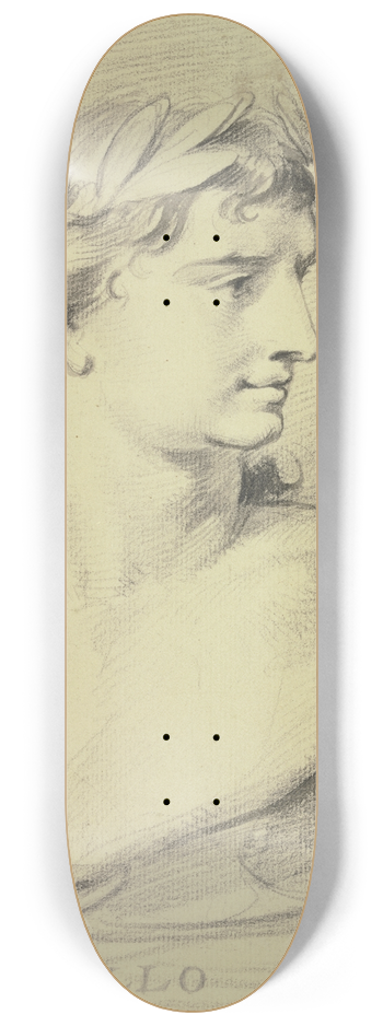 Jacob de Wit - Bust of Apollo 8.25 inch art skate deck