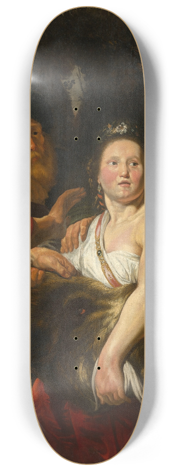 Jacob Jordaens - Meleager and Atalante 8.25 inch art skate deck