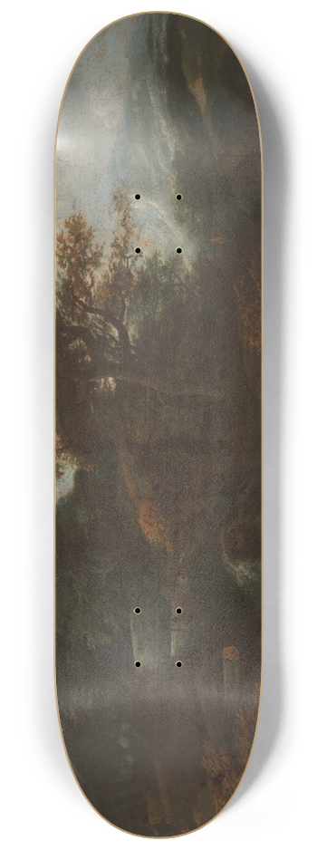 Jacob Salomonsz. van Ruysdael - Landscape withWaterfalls 8.25 inch art skate deck