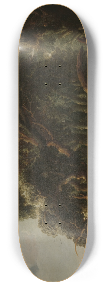 Jacob van Geel - Wooded Landscape 8.25 inch art skate deck