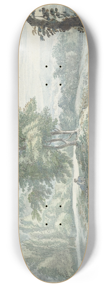 Jacob van Liender - Landschap met schapen 8.25 inch art skate deck