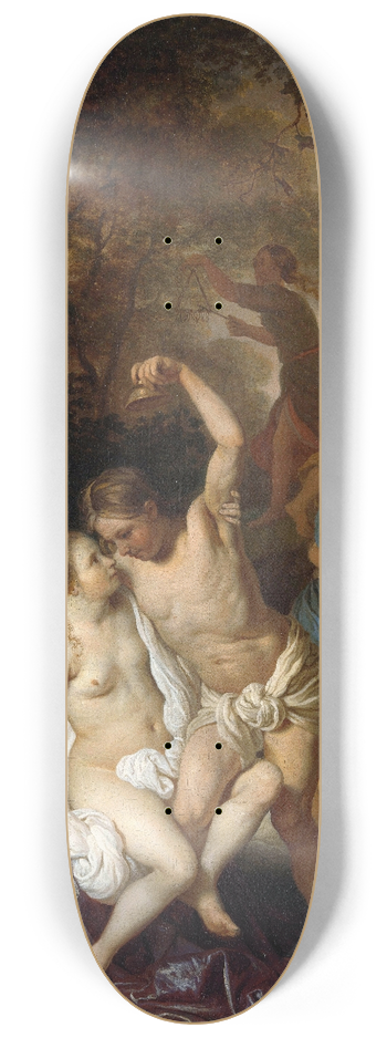 Jacob Van Loo - Scene With Bacchante 8.25 inch art skate deck