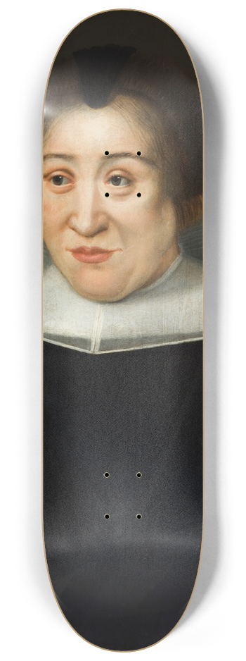 Jacob van Reesbroeck - Portret van Maria de Sweert 8.25 inch art skate deck