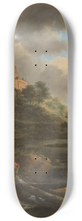 Jacob van Ruisdael - Bentheim Castle 8.25 inch art skate deck