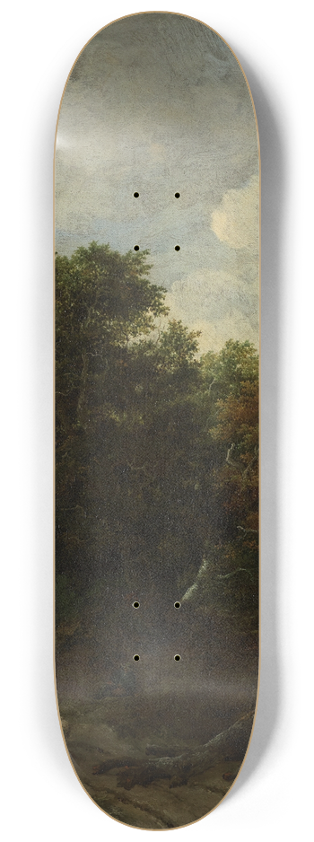 Jacob van Ruisdael - Forest Landscape 8.25 inch art skate deck