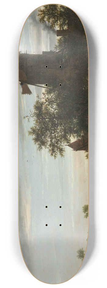 Jacob van Ruisdael - Landscape with a Windmill 8.25 inch art skate deck