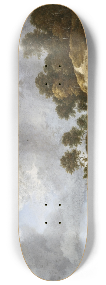 Jacob van Ruisdael - Landscape with Cornfields 8.25 inch art skate deck