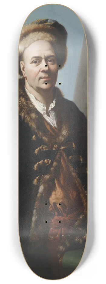 Jacob van Schuppen - Selfportrait 8.25 inch art skate deck