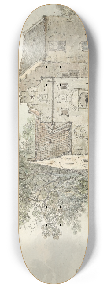 Jacob van Strij - Kasteel IJzendoorn in de Betuwe 8.25 inch art skate deck