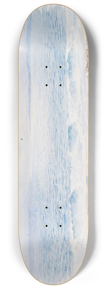 George Elbert Burr - Criccieth, N. Wales 8.25 inch art skate deck