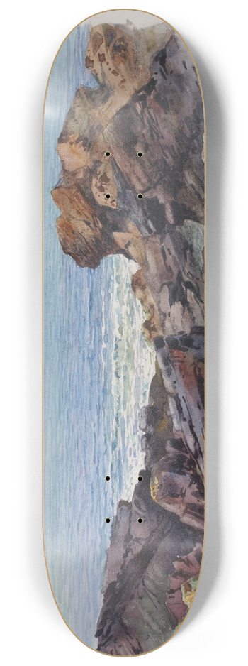 George Elbert Burr - Nevin, North Wales 8.25 inch art skate deck