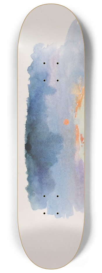 George Elbert Burr - Sunset, Oxford 8.25 inch art skate deck