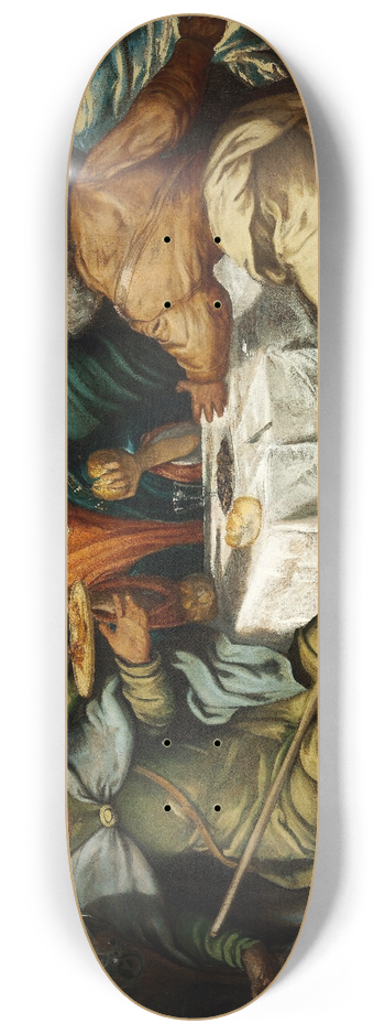Jacopo Tintoretto - The Supper At Emmaus 8.25 inch art skate deck