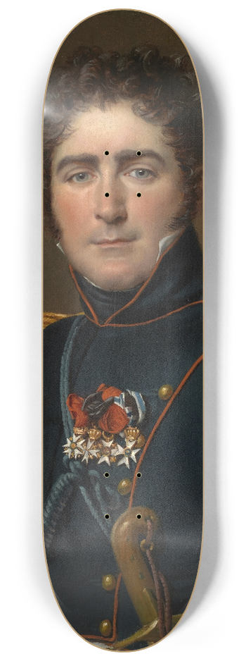 Jacques Louis David - Comte Henri-Amde-Mercure De Turenne-Daynac 8.25 inch art skate deck