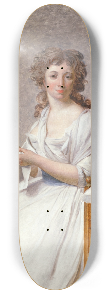 Jacques Louis David - Madame de Pastoret and Her Son 8.25 inch art skate deck