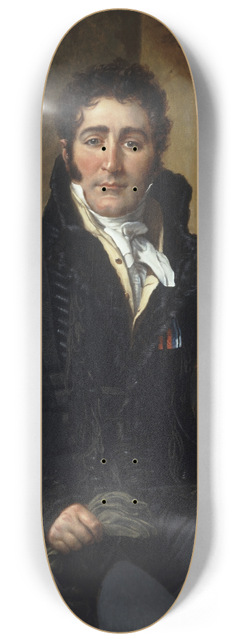 Jacques Louis David - Portrait of the Comte de Turenne 8.25 inch art skate deck