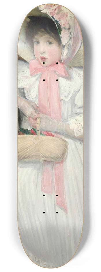 Jacques-mile Blanche - Lenfant au panier 8.25 inch art skate deck