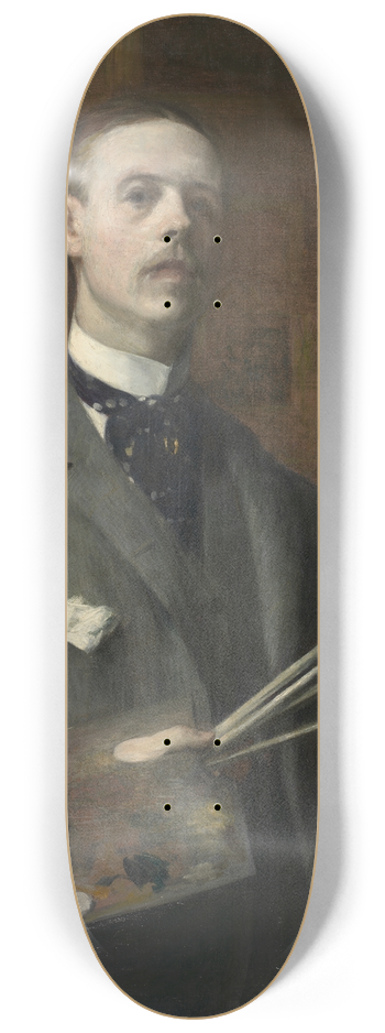 Jacques-mile Blanche - Self-Portrait with Raphael de Ochoa 8.25 inch art skate deck