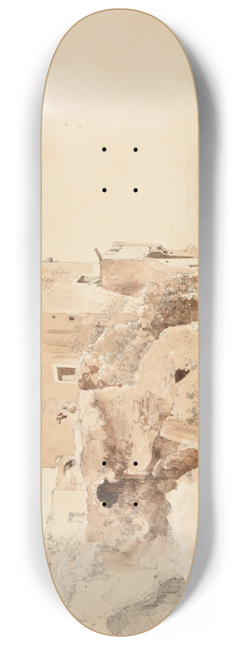 Jacques-Raymond Brascassat - Sorrente; maison 8.25 inch art skate deck
