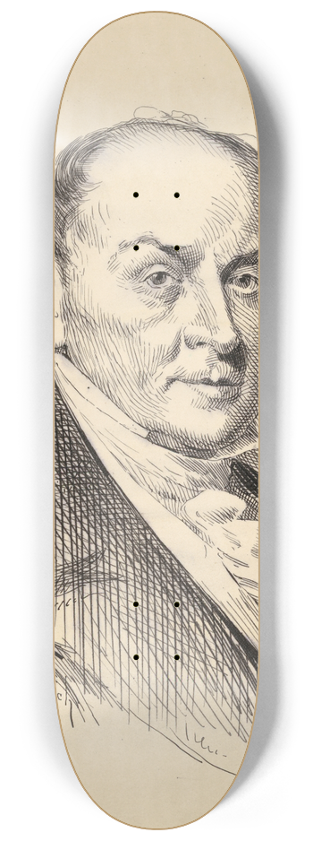 Jacques Reich - John Quincy Adams 8.25 inch art skate deck