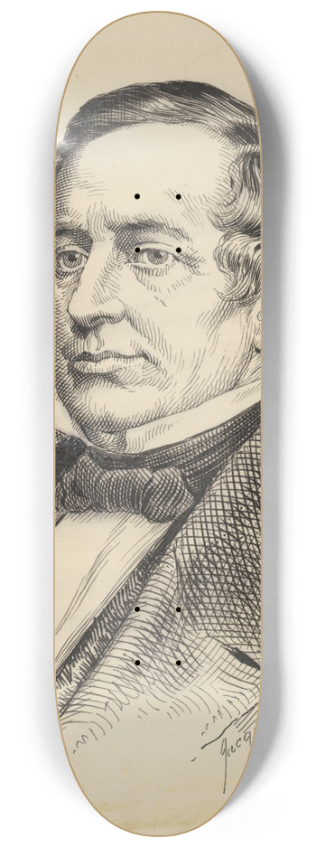 Jacques Reich - Washington Irving 8.25 inch art skate deck
