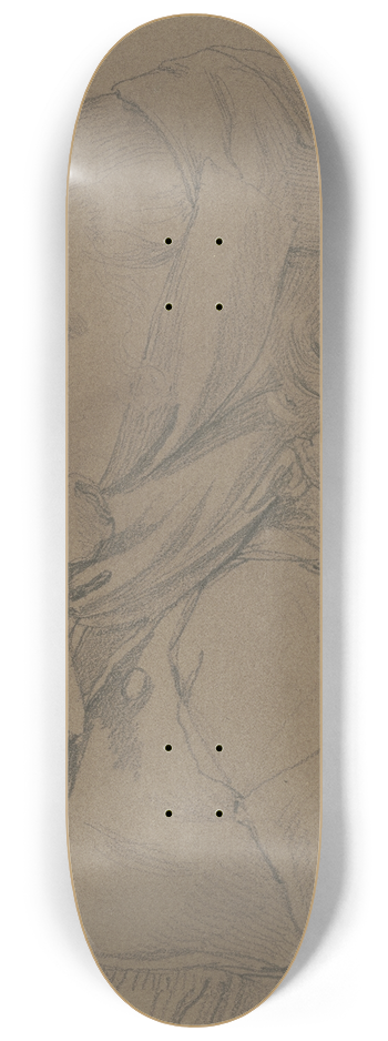 Jakob Becker - Bauernmdchen im Profil nach links 8.25 inch art skate deck