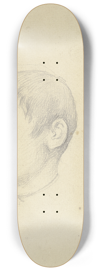 Jakob Becker - Boys head to the left 8.25 inch art skate deck