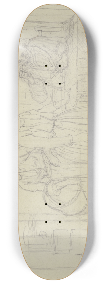 Jakob Becker - Farmhouse parlour 8.25 inch art skate deck