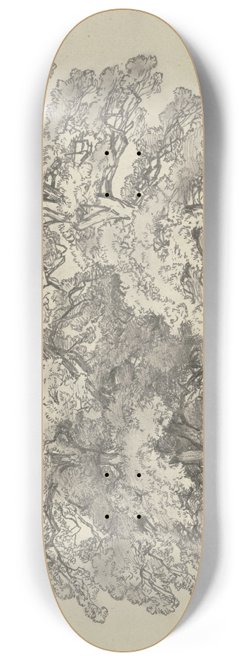 Jakob Becker - Felling of trees 8.25 inch art skate deck