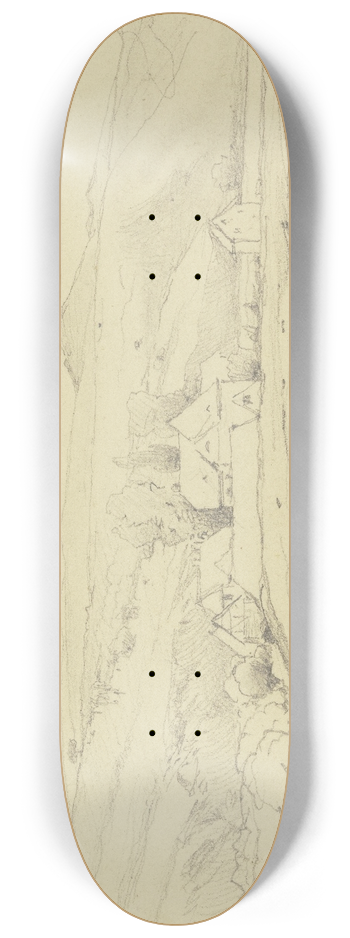 Jakob Becker - Gehft in einer Hgellandschaft 8.25 inch art skate deck
