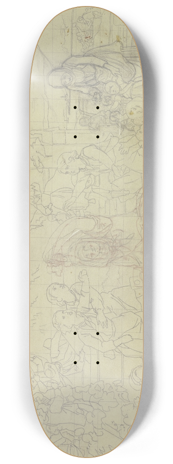 Jakob Becker - Grape harvest 8.25 inch art skate deck