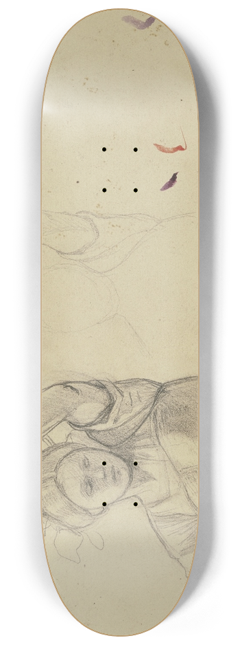 Jakob Becker - Grape picker (female) 8.25 inch art skate deck