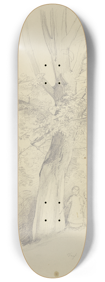 Jakob Becker - Grove with two children 8.25 inch art skate deck