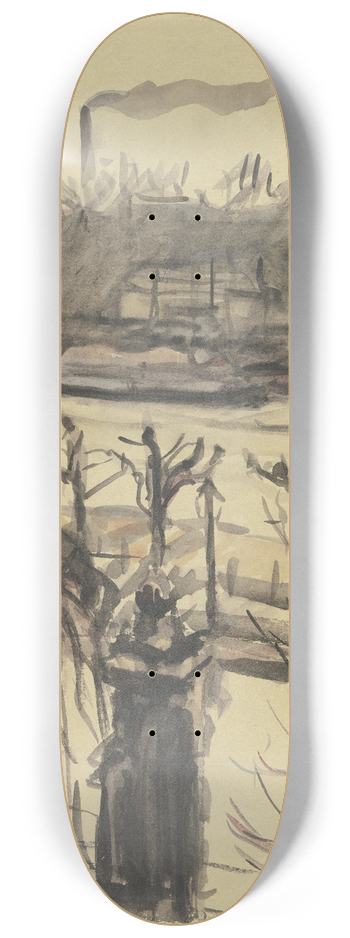 Jakob Nussbaum - View of the Main 8.25 inch art skate deck