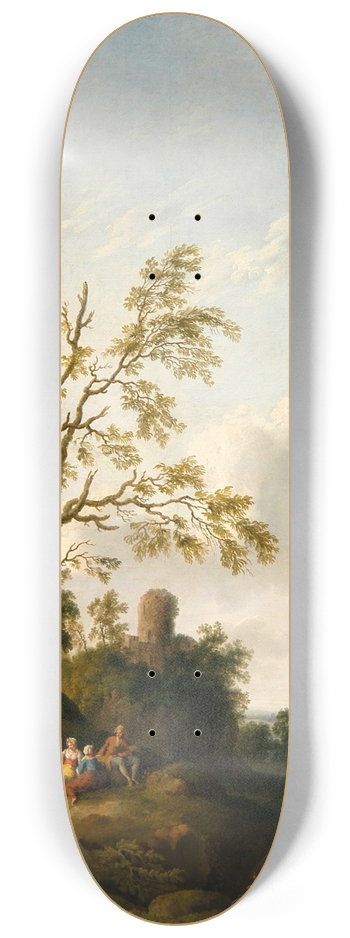 Jakob Philipp Hackert - Paysage 8.25 inch art skate deck