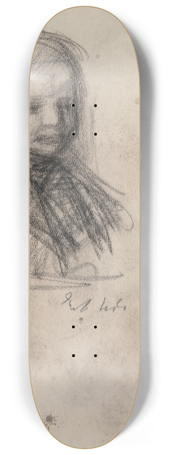 Jakob Smits - Childs Head 8.25 inch art skate deck