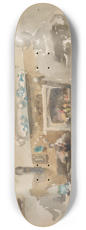 James Abbott McNeill Whistler - Moreby Hall 8.25 inch art skate deck