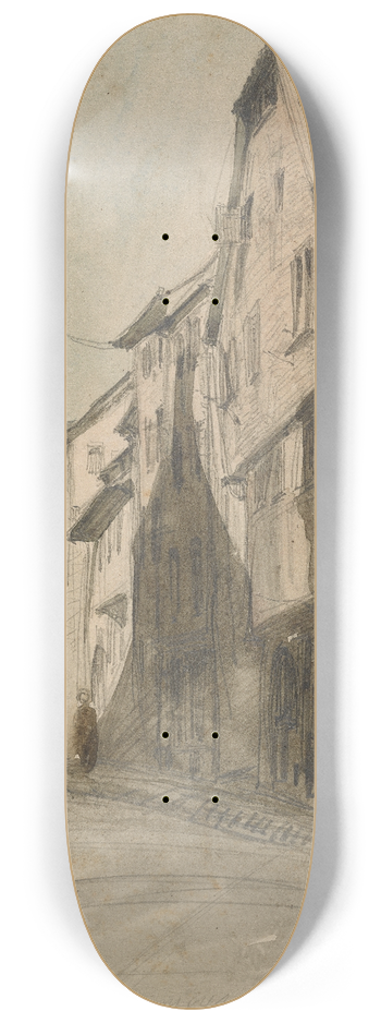 James Abbott McNeill Whistler - Saverne 8.25 inch art skate deck